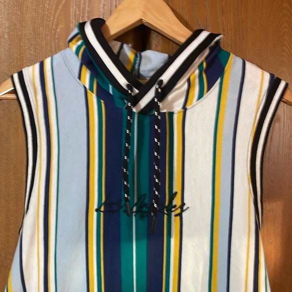 Other - Vox Populi - Sleeveless Striped Hoodie